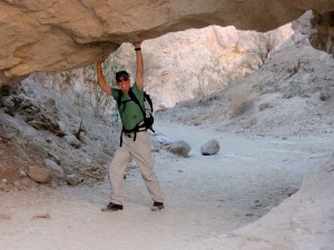 Terry near entrance to Palm Slot