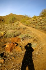 Me and my shadow on the Go John trail