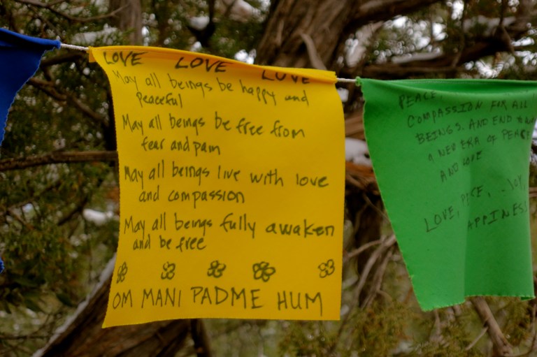 Prayer flag mantra