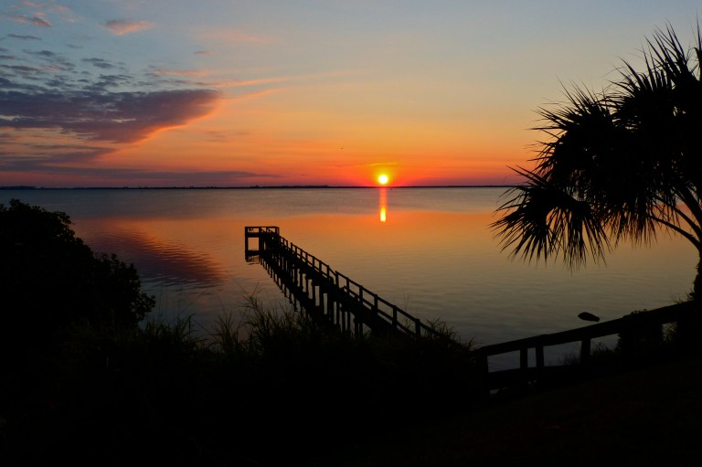 Sunrise over Indian River Lagoon