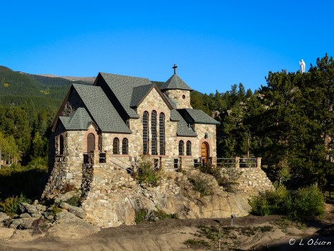 The Chapel on the Rock at Camp St. Malo outside Allenspark, CO.