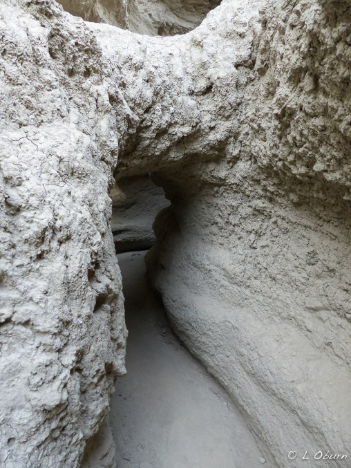 Big Mud Cave, now a slot canyon after part of the roof collapsed.