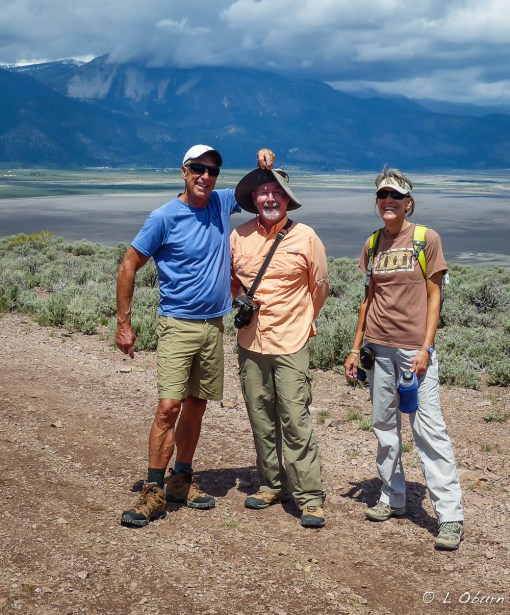 L-R: Terry, Jim & Gayle clowning around