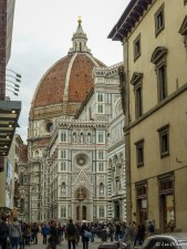 A shot of the Duomo from afar as we braced for the crowds.